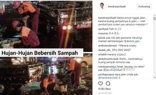 KEBERSIHAN SEMARANG : Drainase Mampet Gara-Gara Sampah, Wali Kota Berkeluh Kesah