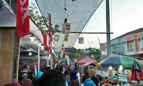 Manunggal Fair 2017 Padat, Pengunjung Berjejal di Pintu Masuk