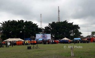 600 Personel Gelar Gladi Lapang Penanganan Erupsi Merapi 2017