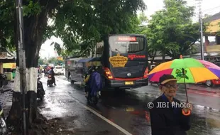 Sempat Hujan, Sejumlah Kawasan di Jogja Sepi Meski Akhir Pekan