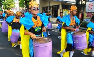 Meriah! Drumblek Turut Rayakan Tahun Baru Islam di Gladagsari Boyolali