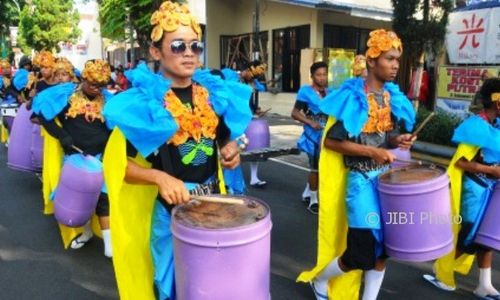 Meriah! Drumblek Turut Rayakan Tahun Baru Islam di Gladagsari Boyolali