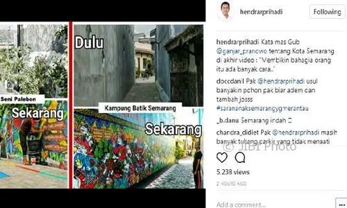 PRESTASI SEMARANG : Bangganya Hendi Kala Perubahan Kota Semarang Dipuji Presiden Jokowi