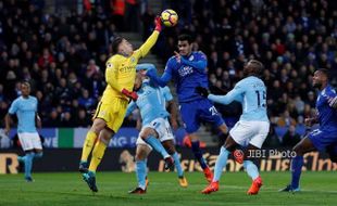 LIGA INGGRIS : Manchester City vs Leicester: Panas Karena Mahrez!