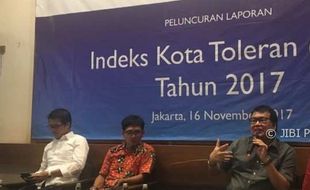 Ini Daftar 10 Besar Kota Intoleran di Indonesia 2017