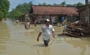 BENCANA JATENG : Banjir Rendam Tawangharjo, Grobogan