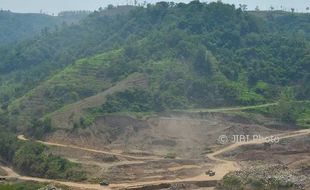 FOTO INFRASTRUKTUR KUDUS : Begini Kemajuan Bendungan Logung