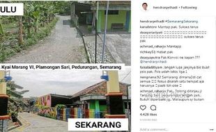 INFRASTRUKTUR SEMARANG : Warna Pelangi Dikritik, Ini Jawaban Hendi