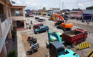 Ada Perbaikan Jalan, Pedagang Pasar Bantul Keluhkan Penurunan Omzet