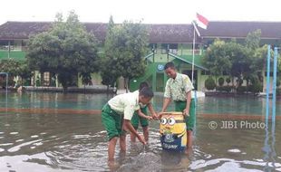 Jadi Langganan Banjir, Disdik Bakal Bangun SMPN 6 Solo Gunakan Dana Hibah UEA