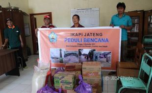 Peduli Korban Banjir Klaten, Ikapi Jateng Salurkan Logistik