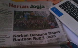 HARIAN JOGJA HARI INI : Korban Bencana Dapat Bantuan Rp25 Juta