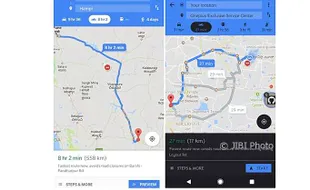 Google Maps Hadirkan Rute Khusus Sepeda Motor