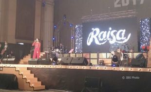 Raisa Hibur Masyarakat Pada Malam Pergantian Tahun