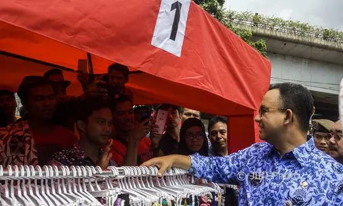 Soal PKL Tanah Abang, Anies Diprotes Warga, Tapi Dipuji Lulung