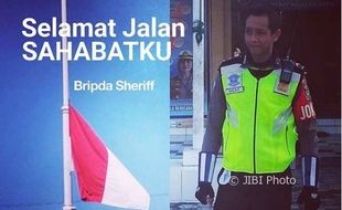 Niat Halau Pelanggar Palang Rel, Bripda Sheriff Tersambar Kereta