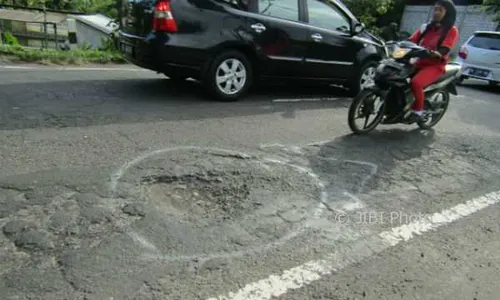 Banyak Lubang, Jalan Gito Gati Sleman Dinilai Sudah Tak Layak