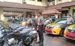 POLDA DIY : Pas Pengamanan Natal dan Tahun Baru, Pas Dapat Mobil dan Motor Baru