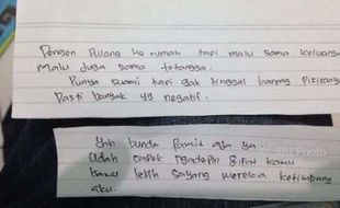 Surat Siti Korban Mutilasi Karawang, "Bunda Pamit Aja, Capek Ngadepin Kamu"