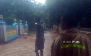 BANJIR SRAGEN : 77 Unggas dan 600 Lele Hilang saat Wonotolo Tersapu Banjir