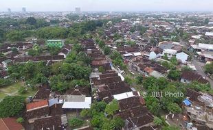 Foto-Foto Udara Kawasan Permukiman Kenteng Semanggi Solo