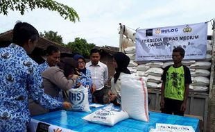 KOMODITAS PANGAN : Kualitas Beras Lebih Bagus, OP Karanganyar Diserbu Pembeli