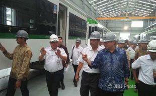 6 Kereta LRT untuk Asian Games 2018 di Palembang Dikirim April