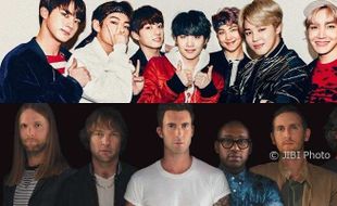 K-POP : Maroon 5 Akan Kolaborasi dengan BTS?