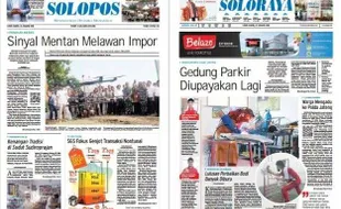 SOLOPOS HARI INI : Sikap Mentan Terkait Impor Beras hingga Rencana Gedung Parkir di Solo