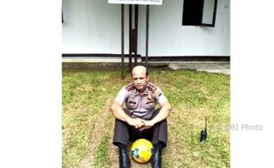 Unjuk Kebolehan Juggling Bola, Anggota Polisi Jadi Viral