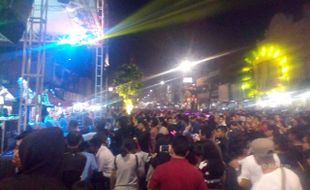 Meriahnya Malam Tahu Baru di Malioboro