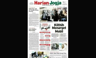 HARIAN JOGJA HARI INI : Klithik Menarget Mobil