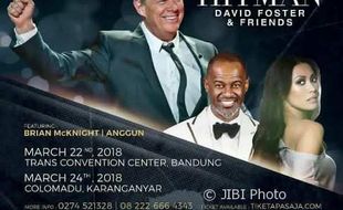 Harga Tiket Konser David Foster di Eks PG Colomadu Mulai Rp500.000