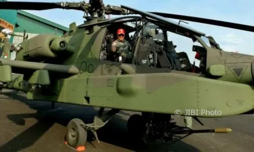 FOTO ALUTSISTA TNI : Kerennya Heli Apache Baru Penerbad