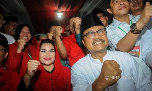 PILKADA JAWA TIMUR 2018 : Kader PDIP Ngawi Siap Menangkan Gus Ipul-Puti