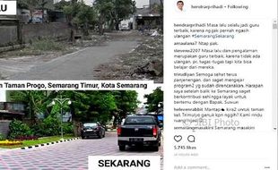 INFRASTRUKTUR SEMARANG : Beda Jauh, Jl. Taman Progo Kini Semakin Cantik