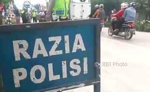 Lawan Arus, 1.349 Pengendara Motor Ditilang di Klaten