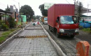 INFRASTRUKTUR BOYOLALI : Hati-Hati Jalur Lingkar Utara Sedang Diperbaiki