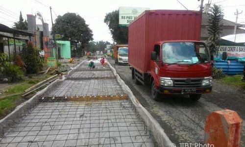 INFRASTRUKTUR BOYOLALI : Hati-Hati Jalur Lingkar Utara Sedang Diperbaiki