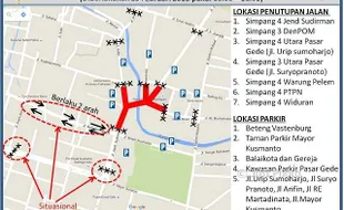 IMLEK 2018 : 7 Simpang Jalan Solo Ditutup 7 Jam