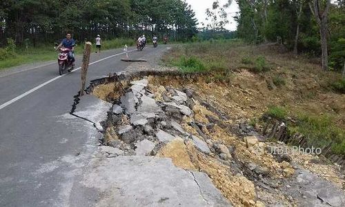 INFRASTUKTUR BOYOLALI : Jalan Baru WKO-Juwangi Longsor, Ini Tanggapan Pejabat Pembuat Komitmen Proyek