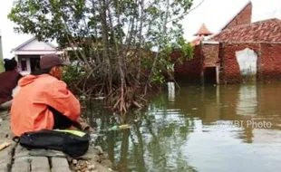 FENOMENA ALAM : Gerhana Bulan Total Berlalu, Pesisir Demak Masih Waspada Banjir Rob