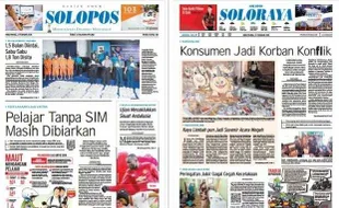 SOLOPOS HARI INI : Pelajar Tanpa SIM Dibiarkan Bermotor hingga Konflik Taksi Online & Taksi Bandara