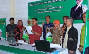 PEMILU 2019 : Paguyuban Petani dan Mahasiswa Jogja Dukung Tuan Guru Bajang Maju Pilpres