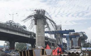 Pasca-Kecelakaan Tol Becakayu, Seluruh Pekerjaan Infrastruktur Melayang Dihentikan