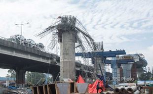 Tiang Proyek Tol Becakayu Jakarta Roboh Timpa 7 Pekerja, Ini Kronologinya