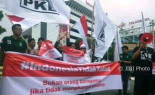 DEMO SEMARANG : Unjuk Rasa Damai, PKB Jateng Ajak Warga Lawan Gerakan Intoleransi