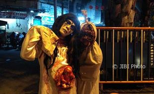 Duh, Dianggap Terlalu Menyeramkan, Karakter Pocong Dilarang Tampil di Lampion Pasar Gede