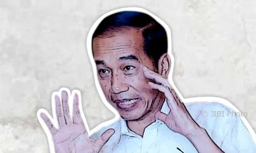 Jokowi: Ini Hari Batik, Masak Tanya UU KPK