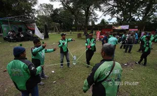 Komunitas Ojek Online Soloraya Kopdar di Balekambang, Begini Suasananya